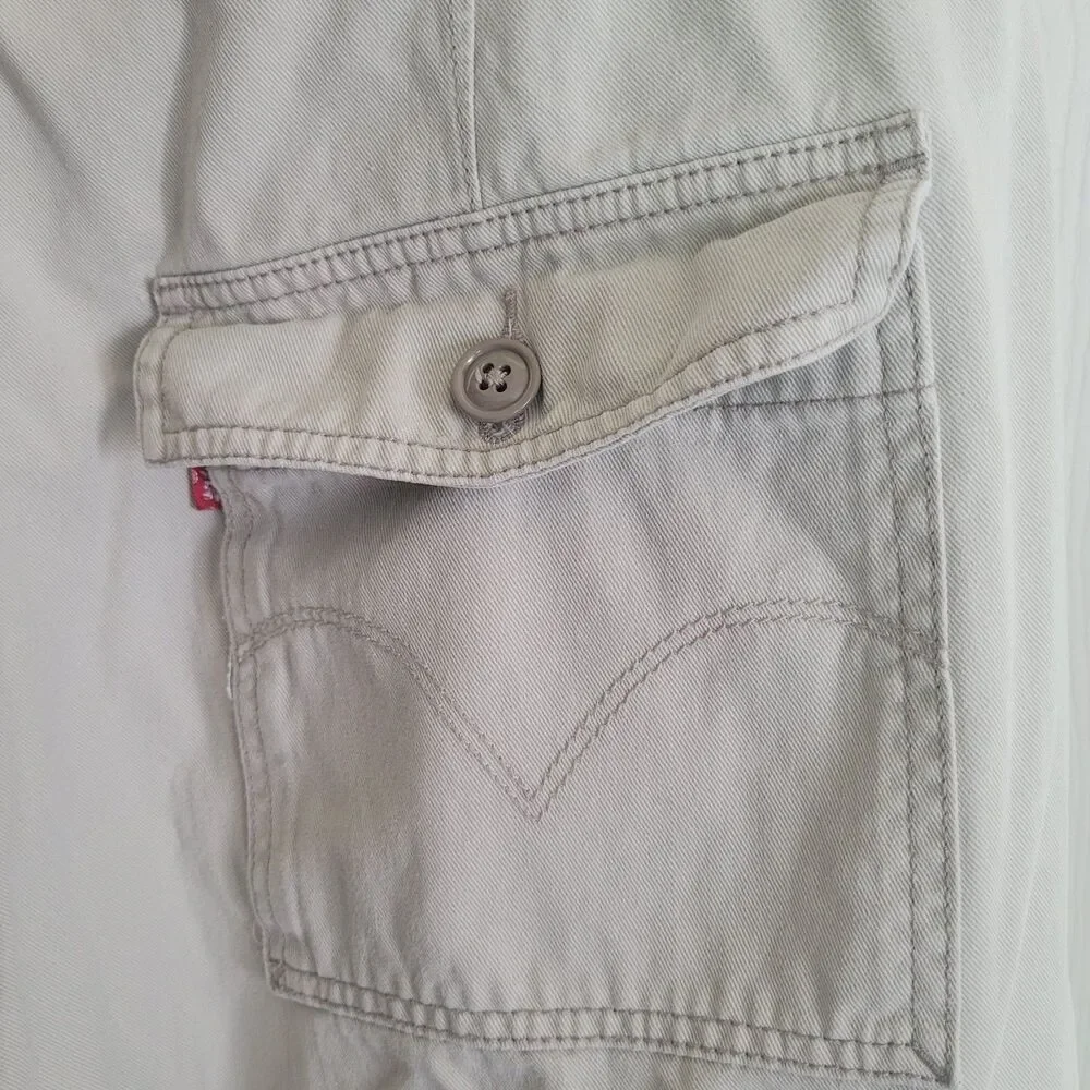 Levi's Workwear Loose Bootcut Khaki Pants Men's Size 34 X 30 Tan Casual Preppy